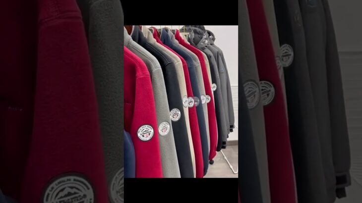 Winter Warm Fleece Jacket Men’s Climbing Double Thickened Pocket