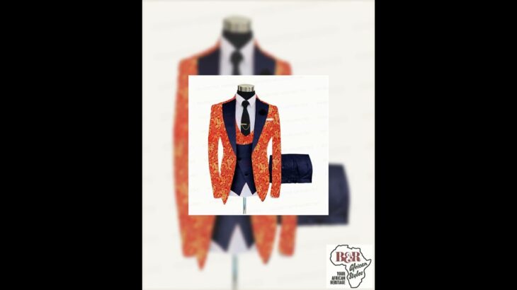 YELLOW FLORAL SLIM SUIT FOR MEN 3 PIECES BLAZER JACKET