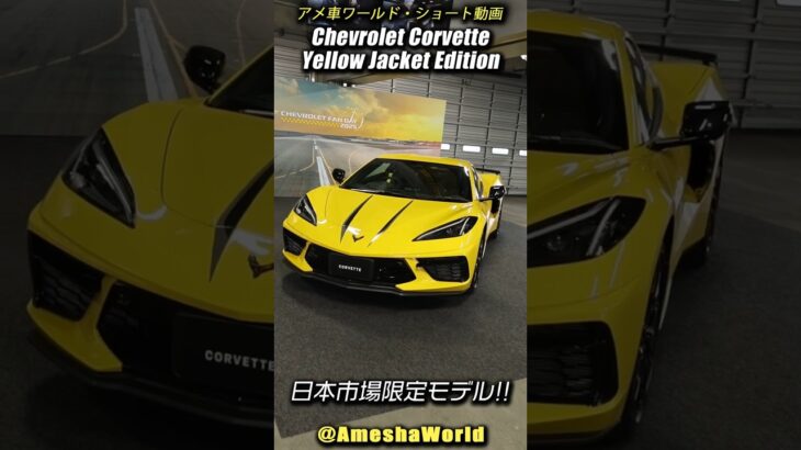 シボレー コルベット YELLOW JACKET EDITION（イエロージャケット・エディション）が30台限定で発売開始！ #アメ車 #ChevroletCorvetteC8