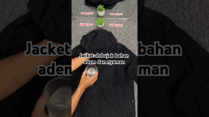 jacket dobujack bahan adem