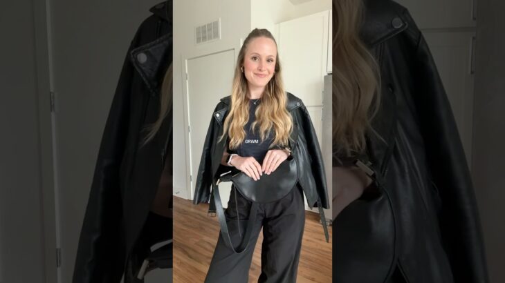 jacket over the shoulders is the move #outfitideas #outfitinspo #grwm