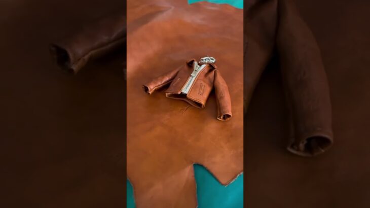 #ライダースジャケット#ミニ革ジャン#ホースハイド#leather#キーホルダー