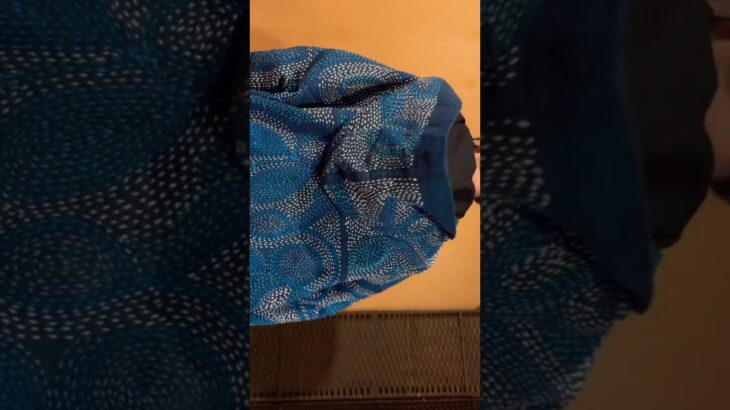 刺し子ジャケット、やっと完成✌️ #sayocafeチャンネル #sashiko #刺し子 #ハンドメイド服