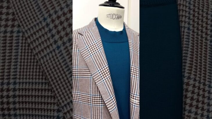 デペトリロのジャケット&バフィーの半袖ニットの着こなし💙💙💙