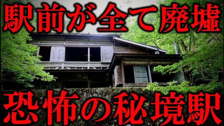 【怖すぎる】駅前に廃墟しかない秘境駅、小和田駅で下車