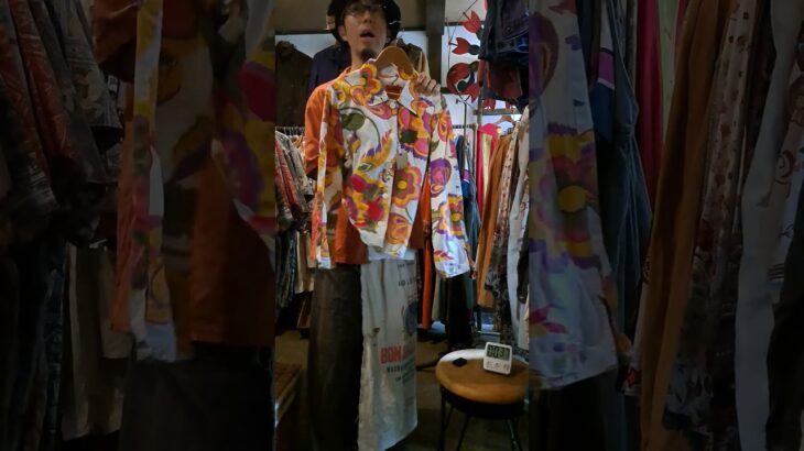 トロピカルシャツジャケット 一発撮り 1分商品紹介 #古着