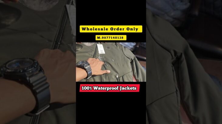 100% Waterproof Jackets Factory Ludhiana #ludhianawholesalemarket #jacket #shorts