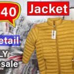 🔥 ₹240 | Winter Jacket & Windcheater | Full Factory Tour | Wholesale Winter Clothes 2025