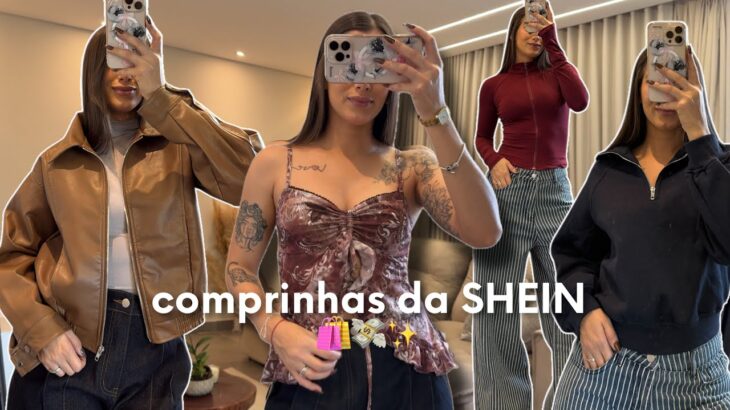 COMPRINHAS DA SHEIN | jaqueta, calças jeans, e básicos 💌