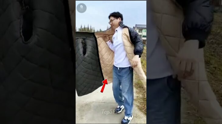 China’s Genius Winter Jacket! 😱 #shorts