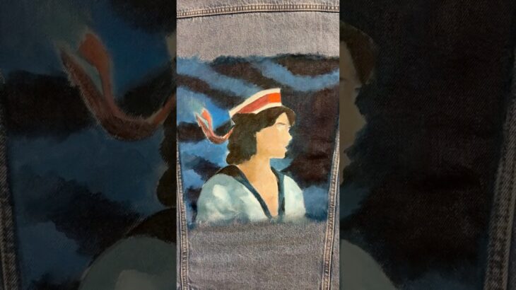 DAY ONE OF PAINTING A JACKET FOR CONAN GRAY’S WISHBONE TOUR