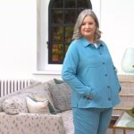 Denim & Co. Comfy Knit Air Collared Button Front Jacket on QVC