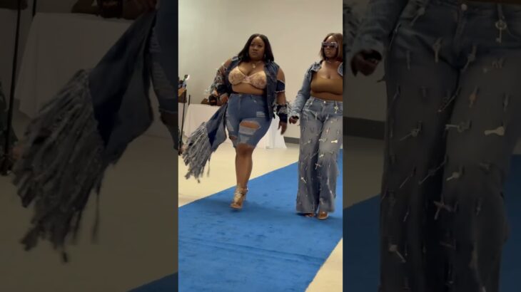 Denim by Jente x K Kincaid Jacket Junkie SHUT IT DOWN! Had ALL the PLUS MODELS on the runway!