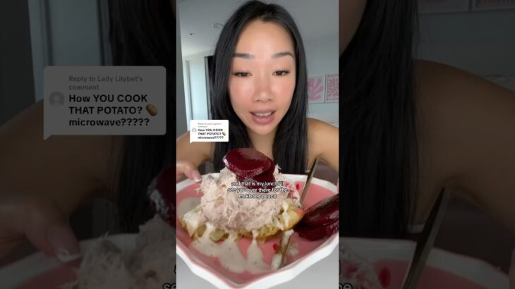 Dishing up a Mini Jacket Potata 😍 #lunch #food