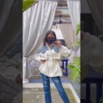 Fancy Imported Heavy Fabric Off-White Jacket & Fancy Straight Fit Blue Pants #womenclothing #shorts