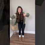 Get dressed with me: Ashton Plaid Jacket + Clark Top + Namaste Leggings 🖤 #shoplovesal #lovesal