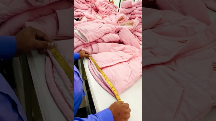 How to measure a Jacket in Garments industry. #garments #sew #qc #fashion #jacket #measures #shorts