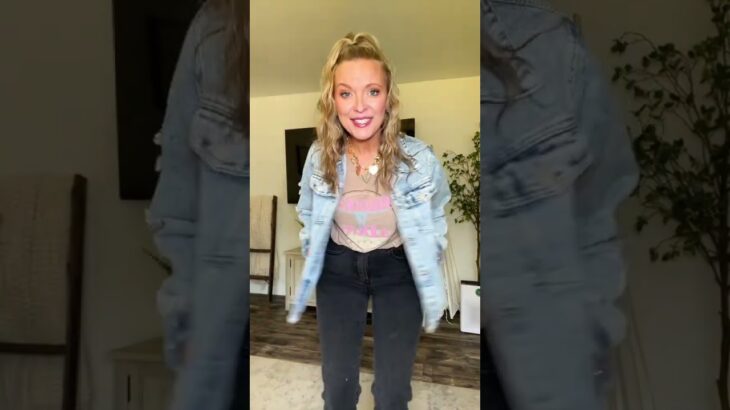 I tell you this is the only denim jacket you need, #automobile #barnfind #ootd #beauty #jacket