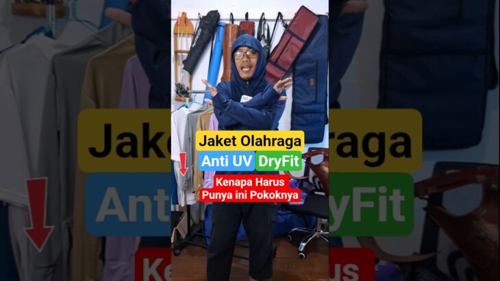 Jaket Olahraga Dry Fit Anti UV untuk Pria Wanita dari Platinum World #jaketolahraga #antiuv #dryfit