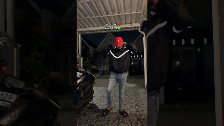 Jaket grab ojol hitam #masukberanda #rekomendasi #ootd
