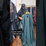 New Jacket pattern abaya | #Nakhudamohallah #abayadesigns2025 ayesha fashion mumbai