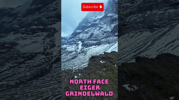 North Face Eiger Grindelwald Switzerland #shortsviral #music #mountains #jungfraujoch