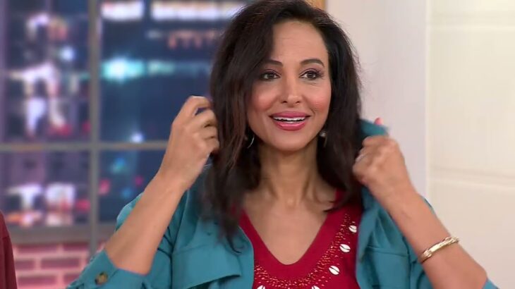 Peace Love World 100% Cotton Drawcord Waist Jacket on QVC