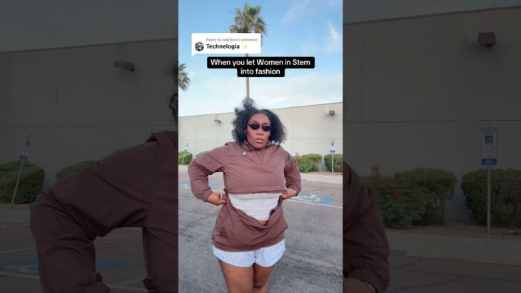 The Definition of Fashion Tech‼️ #bag #tech #stem #fashion #ootd #jacket #ootd #mocha #skirt #shorts