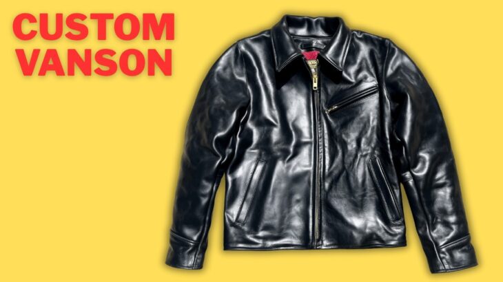 Unboxing CUSTOM Horsehide Leather Jacket from Vanson Leathers