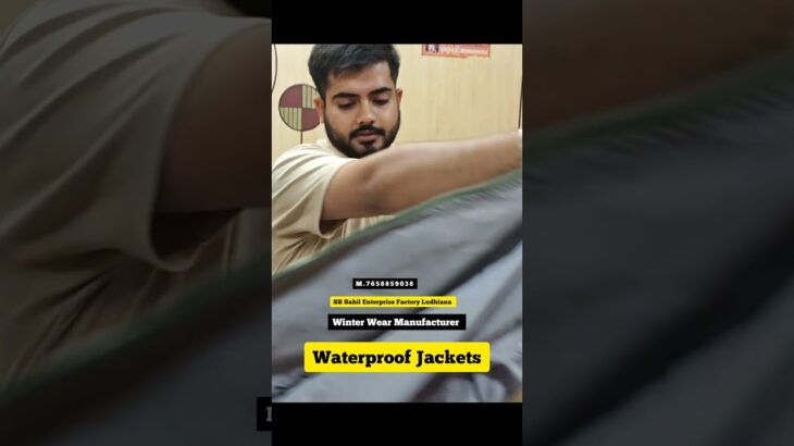Waterproof Jackets Wholesale Market #ludhianawholesalemarket #wholesale #jacket #shorts