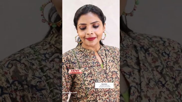 Yeame Cotton Kalamkari Jacket Co-ord Set (3piece)(10741)@ Rs.1499.00🔥