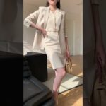 テーラードジャケットand ベルト付き ワンピーススーツ A0990 #fashion #レディースファッションショップ #lookbook