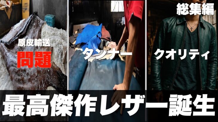 【革ジャン総集編】熊本ホースレザーが完成するまで。#ライダースジャケット #革ジャン #レザー #fashion #ルイスレザー #レザーケア