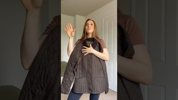 £10 Barbour Jacket?! #vinted #vintedfinds #vintedhaul #barbourjacket #barbour #secondhandfashion