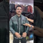 1261km dur Maharashtra se aaye Customer Unique Colour ka Leather Jacket lene🤩 #maharashtra #mumbai