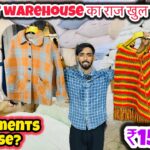 ₹15 से शुरू Winter Clothes | Export surplus Ladies Clothing top jacket wholesale | Sai Garments