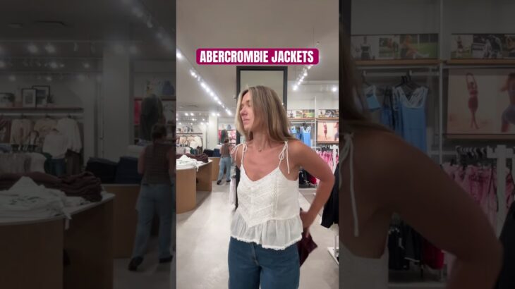 ABERCROMBIE JACKET TRY ON #abercrombie #jacket #tryonhaul #fashionhaul