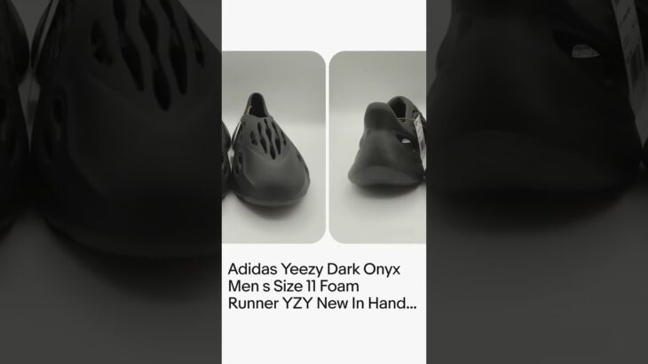 Adidas Yeezy Dark Onyx Men’s Size 11 Foam Runner YZY New In Hand HP8739
