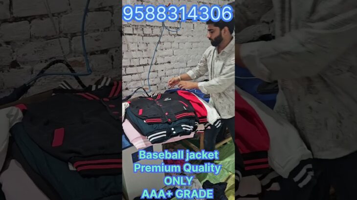 Baseball Jacket #exportsurplus #panipat #wholesale #panipatsundaymarket #clothing #delhi #tshirt