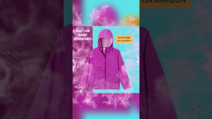 Best Rain Jacket for Girls | Lightweight, Waterproof & Stylish for School & Travel!