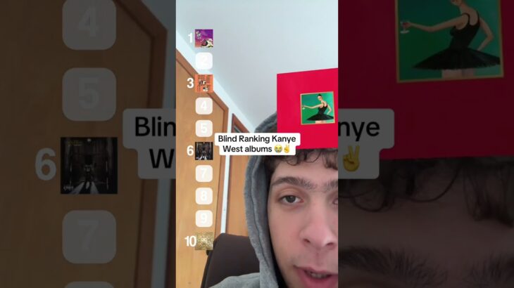 Blind ranking Kanye West albums #kanye #kanyewest #kanyetok #yeezy