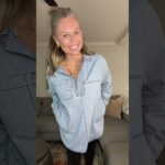 Chic Long Denim Pullover Jacket – Perfect Holiday Gift #fok