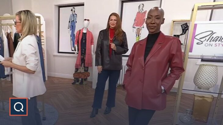 Dennis Basso Luxe Faux Leather Jacket | QVC
