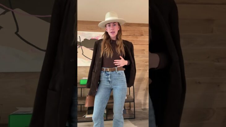 Hat Nick Foquet Top and Jacket Denim BRAND Belt Collective Boots Campbell #fallfashion #polo