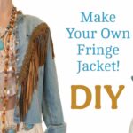 How To Add Suede Leather Fringe To A Jean Jacket Or Denim Shirt