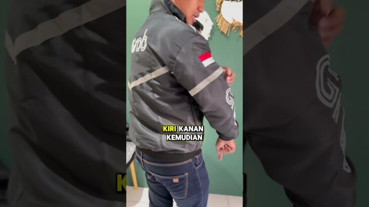 JAKET GRAB tulisannya bordir desain keren dan harganya terjangkau #jakethitamgrab #jaketojol #jaket