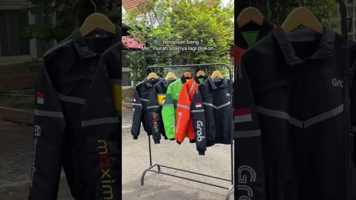 Jaket ojol keren cuy #masukberanda #rekomendasi #ootdkampus #jaket