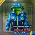 Kids Waterproof Rain Jacket | Lightweight, Fleece Lined & Hooded for All Weather