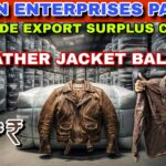 Leather Jacket Bale || A+ grade Export Surplus clothes || Korean one time used clothes Panipat