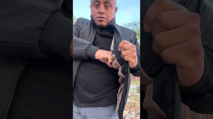 Men’s Solid Color Funnel Neck Jacket Extra Warm for Winter #jacket